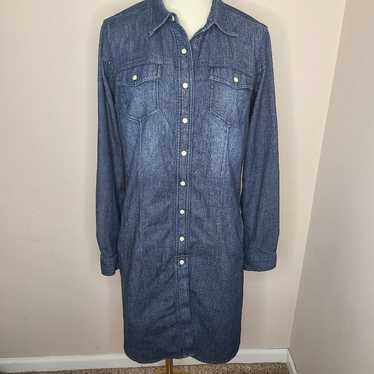 Duluth Trading Co Denim Dress Size Small