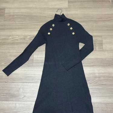 ZARA High Neck Knit Dress