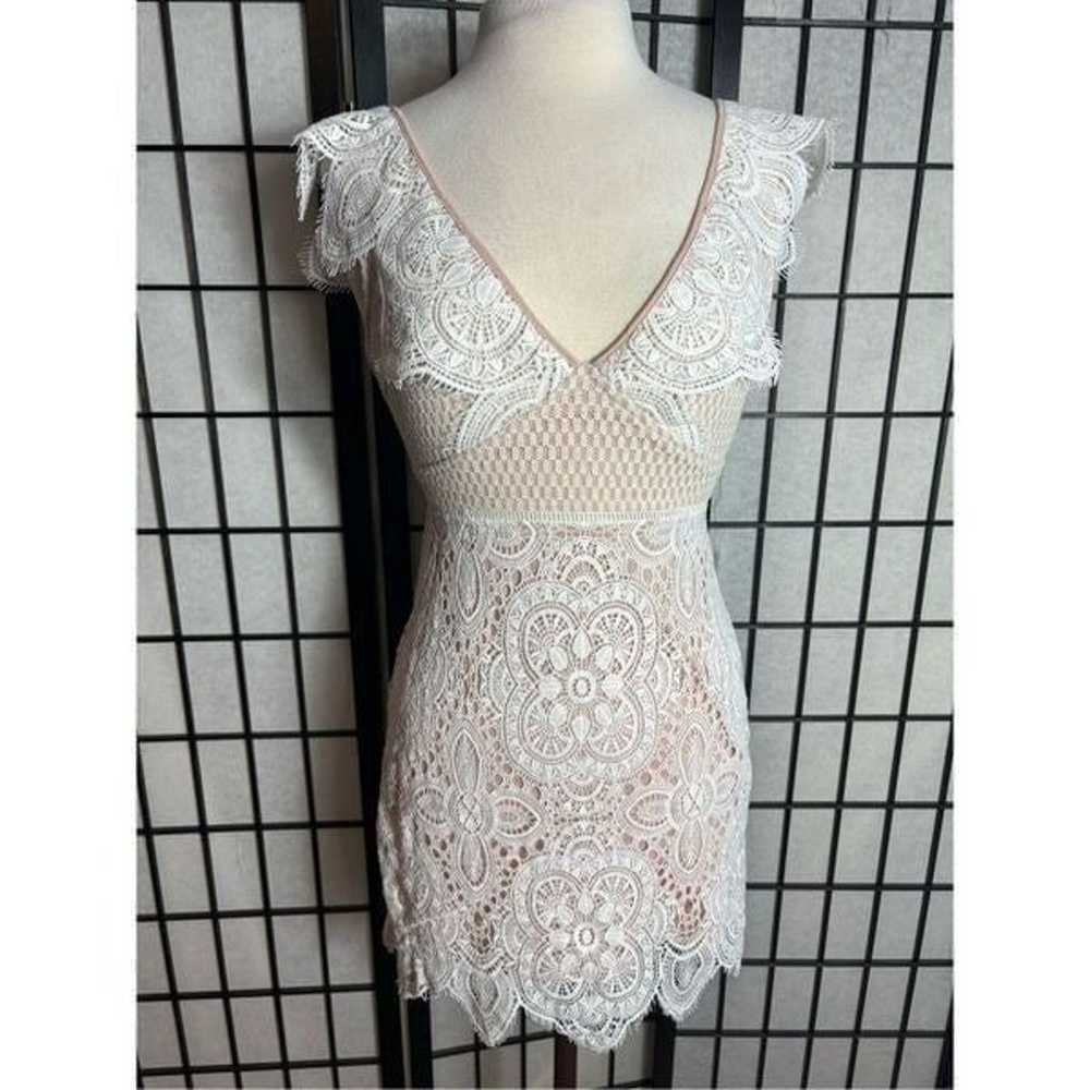 Charisma Off White Lace Overlay Dress - image 2