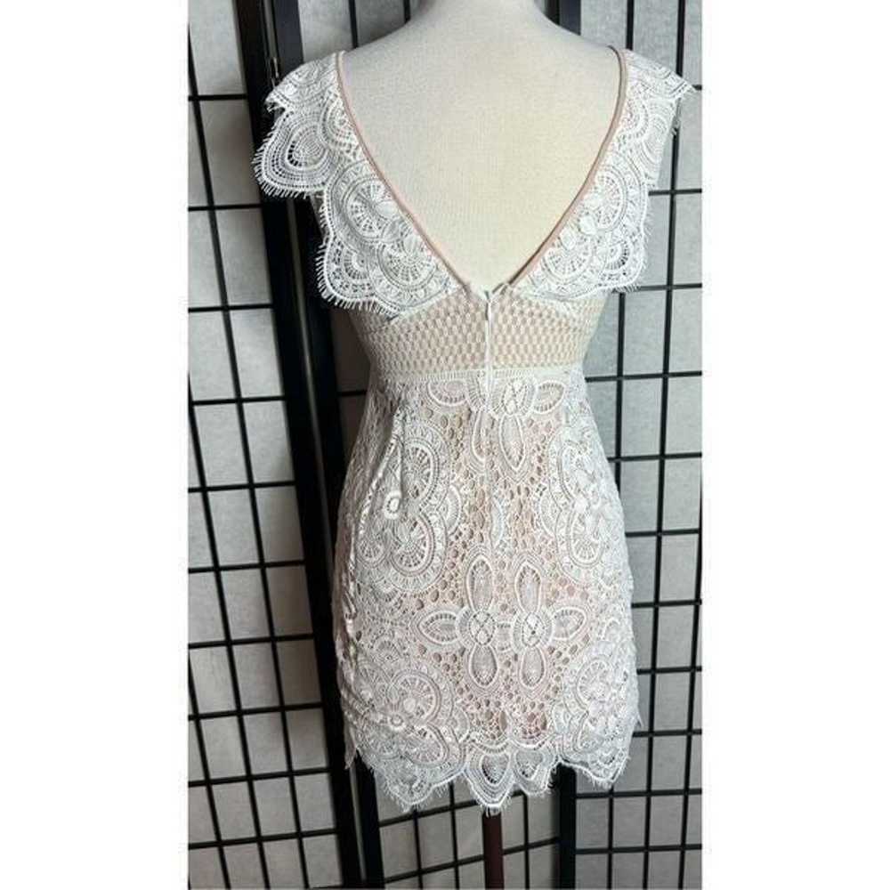 Charisma Off White Lace Overlay Dress - image 5