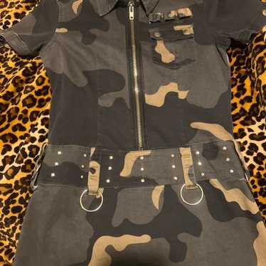 Army mini dress - image 1