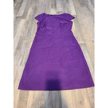 AGB dress size 8 women's sheath purple dress - image 1