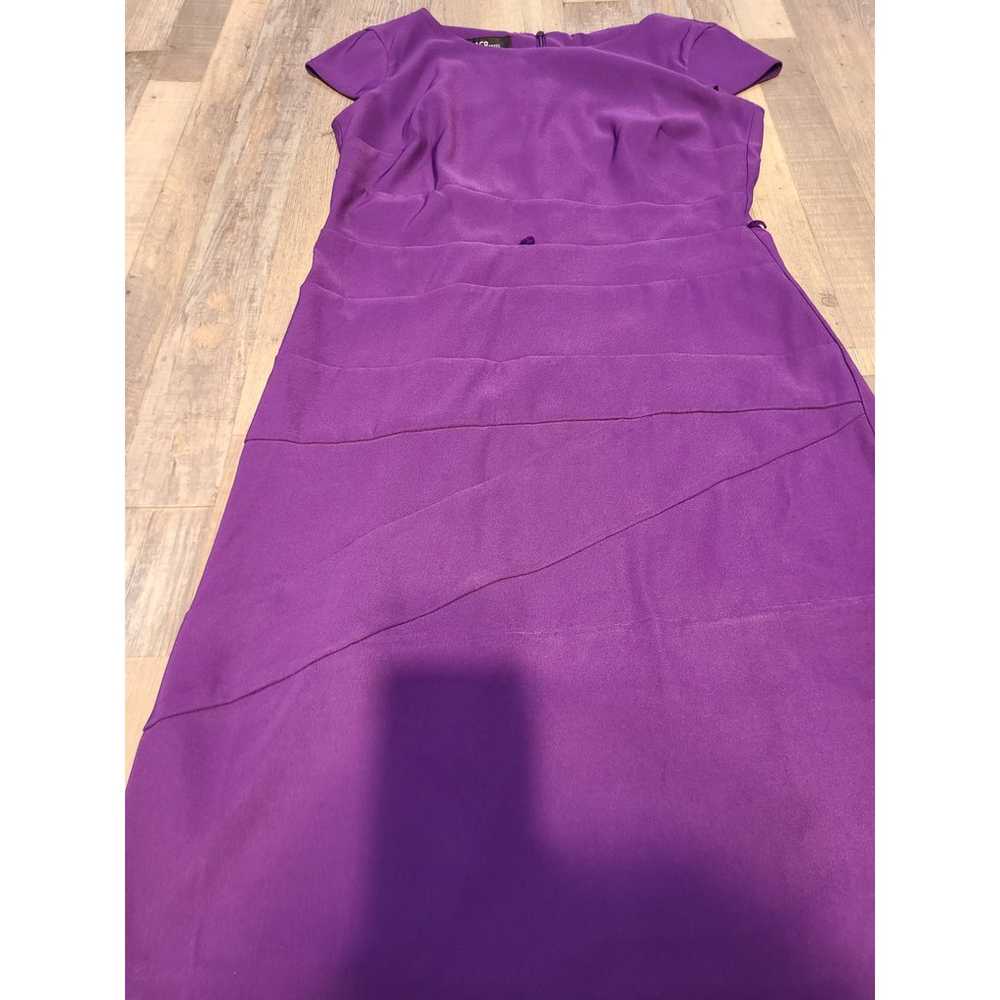 AGB dress size 8 women's sheath purple dress - image 2