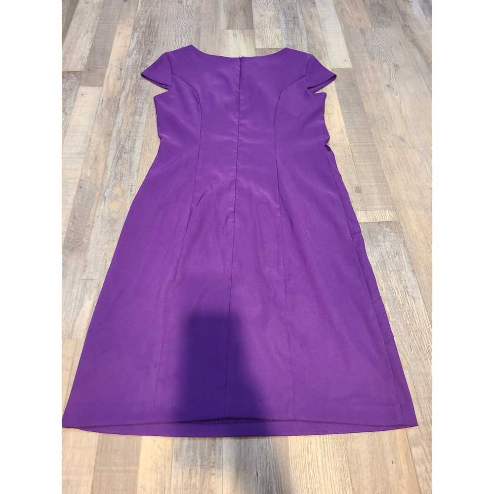 AGB dress size 8 women's sheath purple dress - image 3