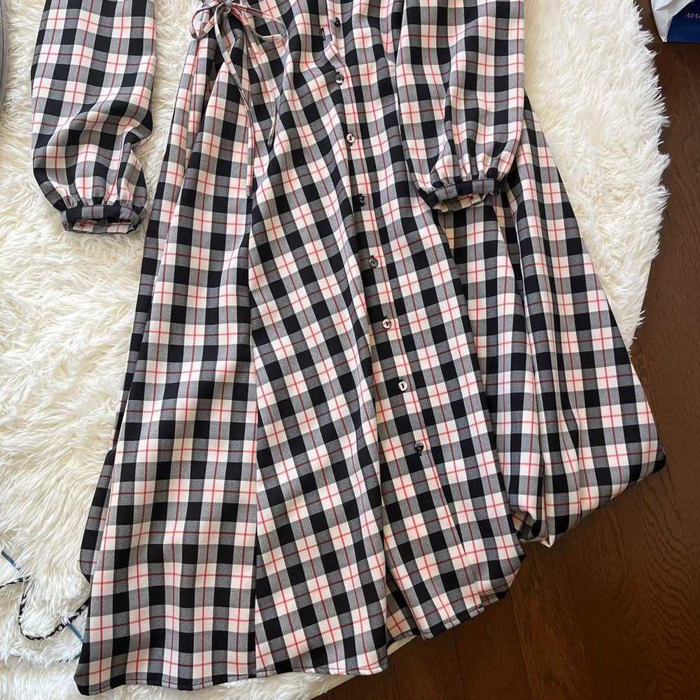 Jouëtie check-patterned shirt dress T1699 - image 2