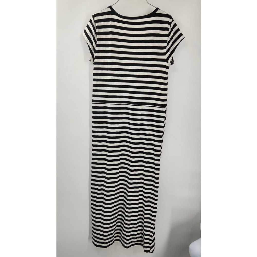 TALBOTS Short Sleeve Striped Maxi Dress Womens Si… - image 2