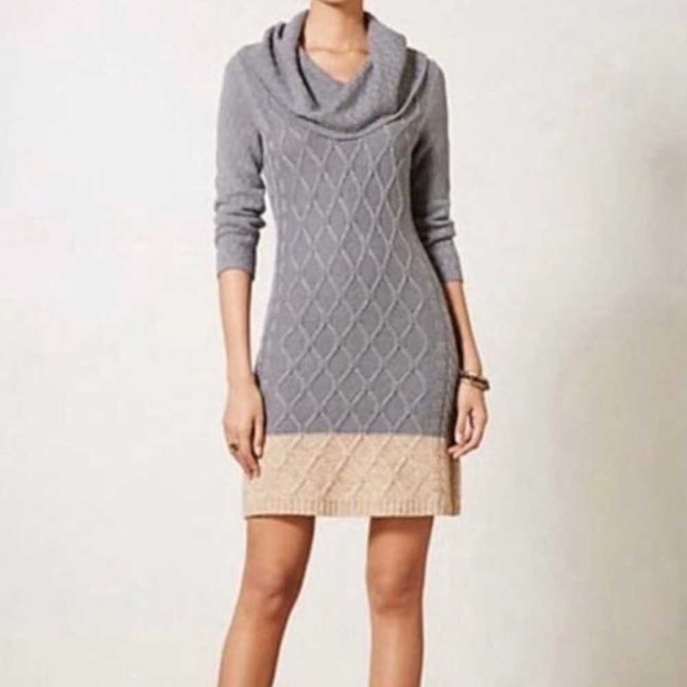 Sparrow for Anthropologie Sweater Wool Blend Dres… - image 1