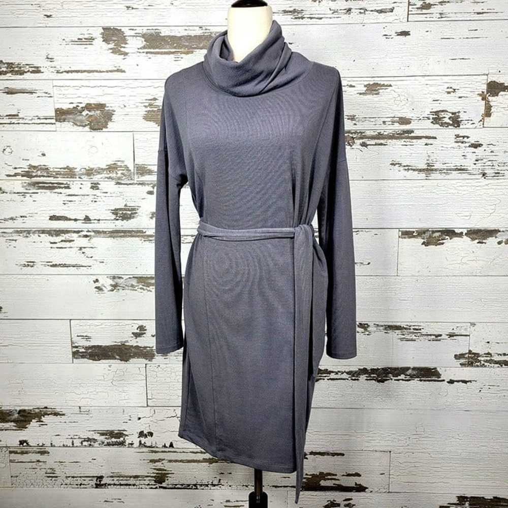 CAbi Cowl-Neck Tunic Dress Concrete Gray S #127 E… - image 2