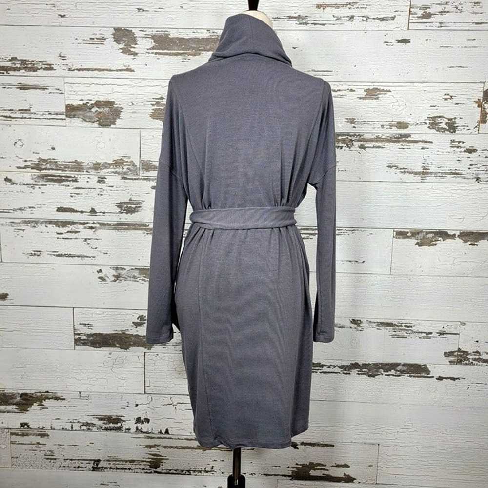 CAbi Cowl-Neck Tunic Dress Concrete Gray S #127 E… - image 3