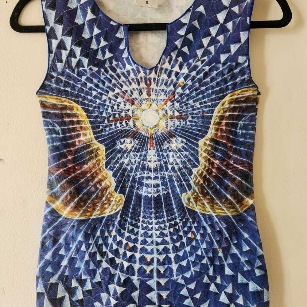 Crystal Tara Alex Grey Diamond Being Shirt S - image 1