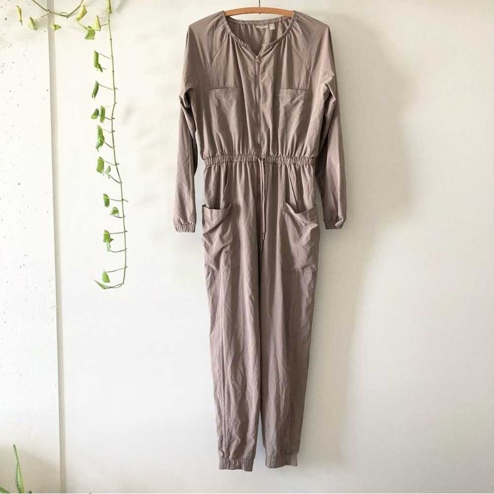 Zella Getaway Zip-Up Long Sleeve Jumpsuit | Size … - image 2