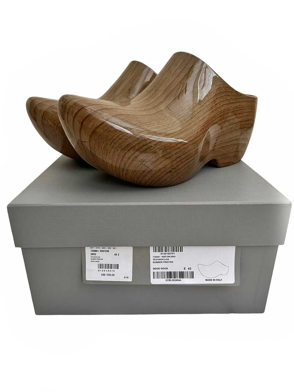 Balenciaga Sz43 2023 Limited Wood Technoclog Clog - image 1