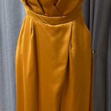 Mustard Off-Shoulder Dress M - image 1