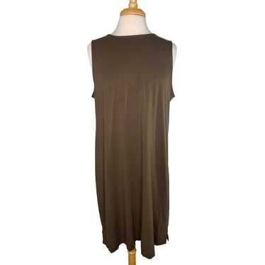 J.JILL Wearever Collection Toffee Brown Sleeveles… - image 1