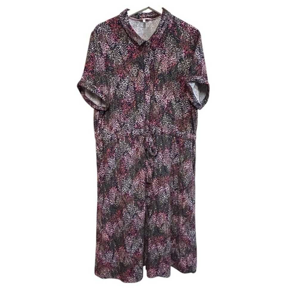 Joules 14 Shirt Dress winslet Button-Front Tie Wa… - image 2