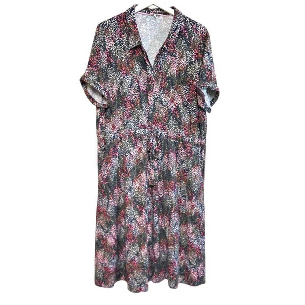 Joules 14 Shirt Dress winslet Button-Front Tie Wa… - image 5