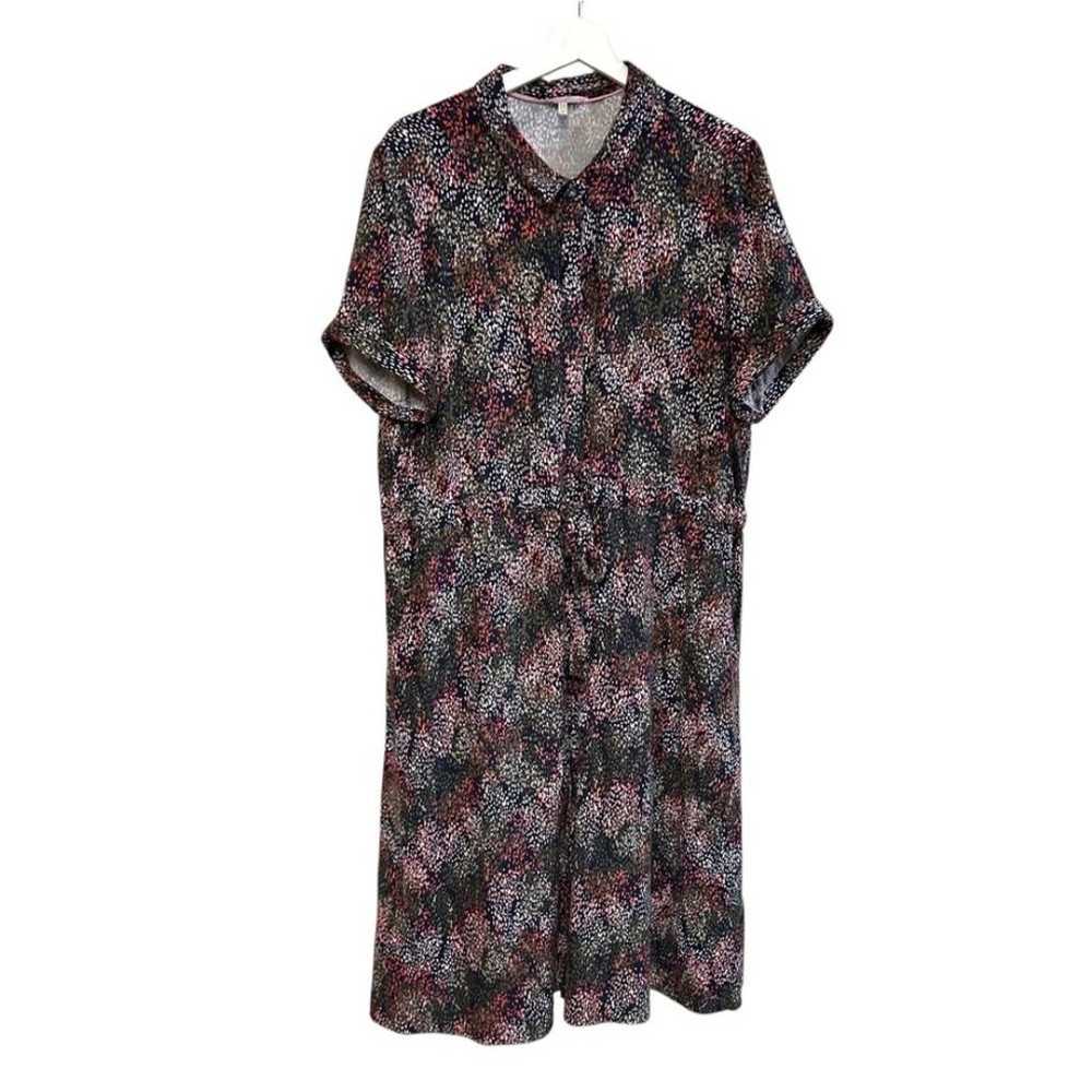 Joules 14 Shirt Dress winslet Button-Front Tie Wa… - image 6