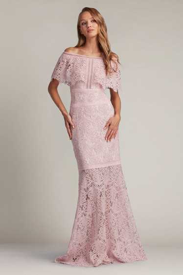 Tadashi Shoji Peni Banded Embroidered Tulle Gown - image 1