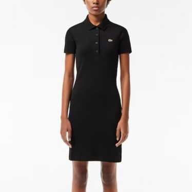 Lacoste black short sleeve polo dress