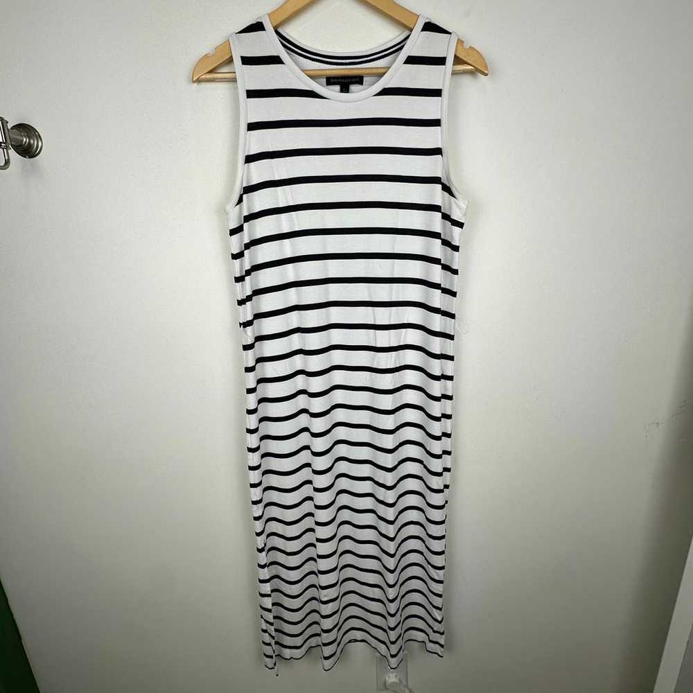 Banana Republic White Navy Striped Sleeveless Str… - image 6