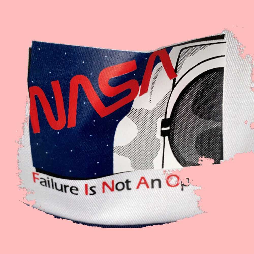 Nasa Authentic NASA Branded Adjustable Fit White … - image 2