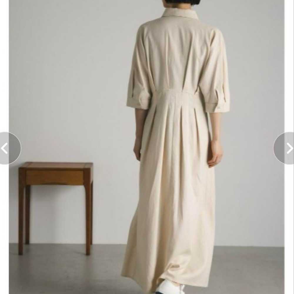 Linen Tuck Shirt Dress - image 6