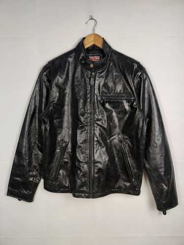 【NANKAI】ヴィンテージ ライダースジャケット80~90s Vintage NANKAI MOTORCYCLE JAPAN Racing Team Jacket Coat XL