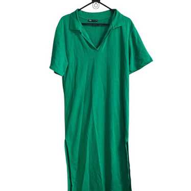 1 Ladies' Long Dress ZARA Size S Green Top Skirt