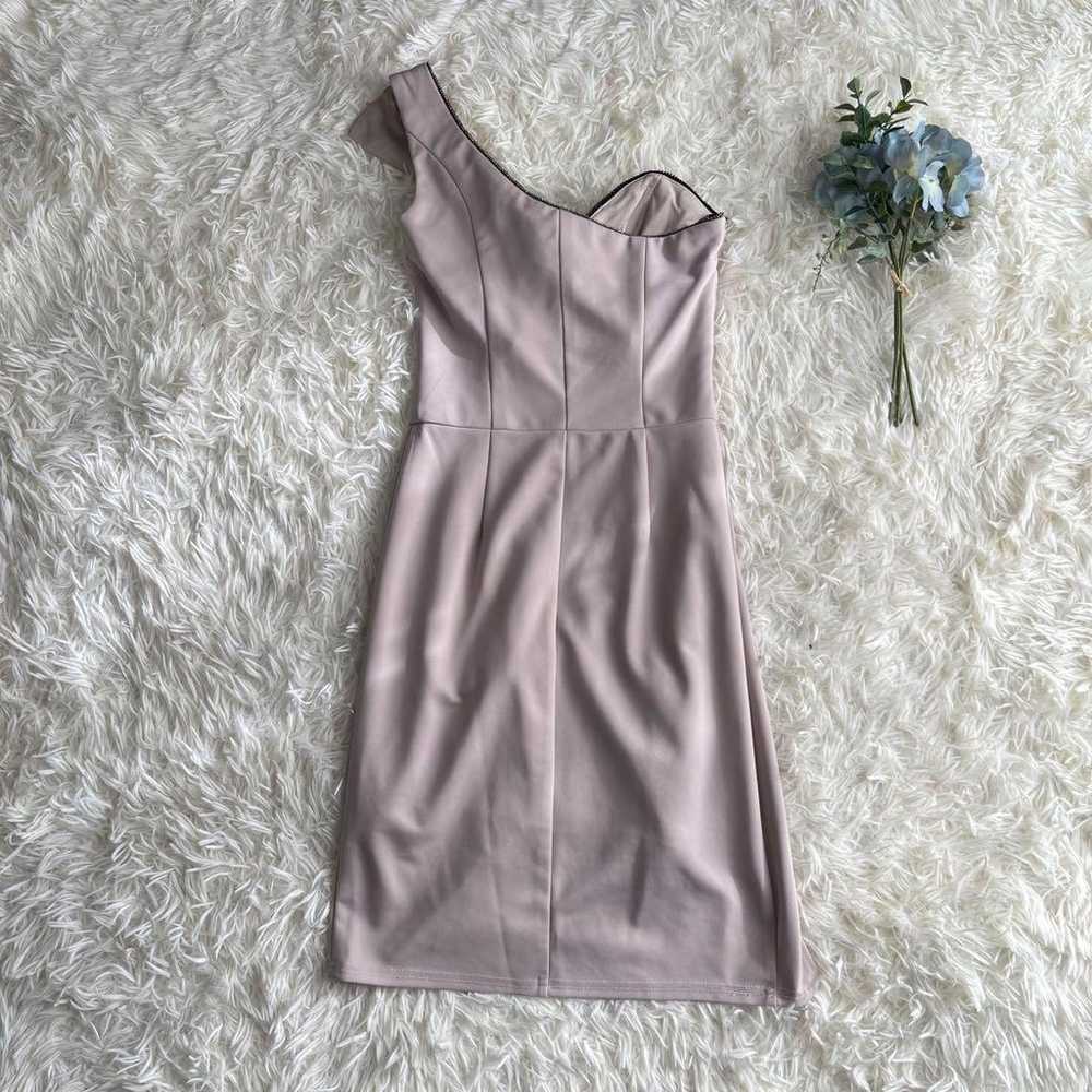 ANGELR Mini Dress, Cabaret Dress, Beige, Beads, F… - image 6