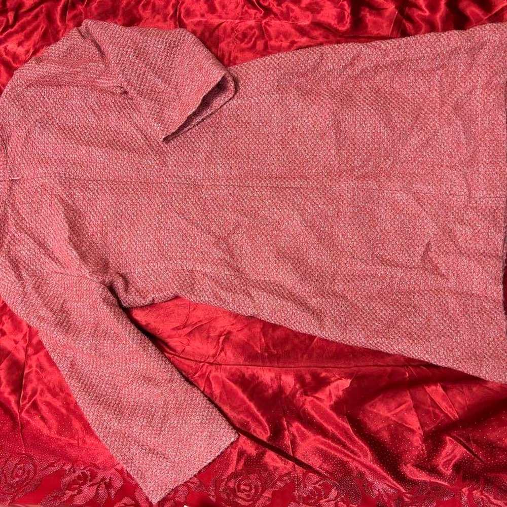 Chesty Tweed Embroidered Dress Pink Size 0 - image 10