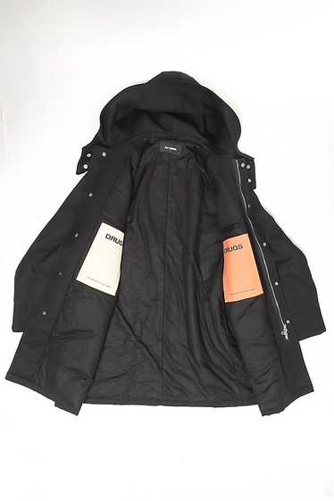 Raf Simons Raf simons DRUGS patch hooded parka