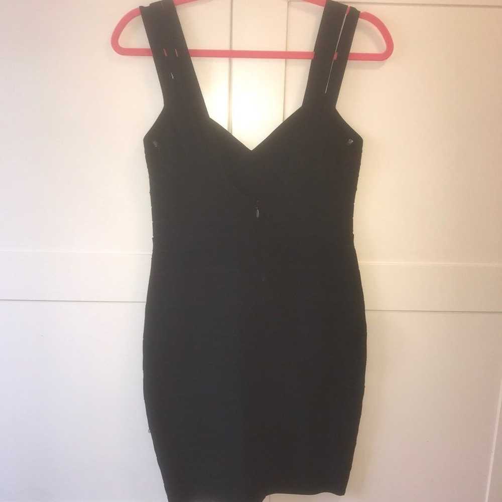 Alice + Olivia Bodycon Sexy Black Dress - image 2