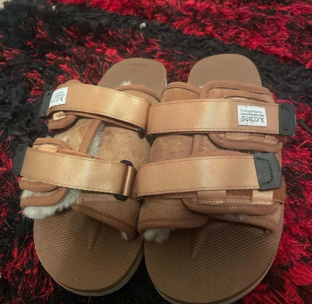 Suicoke Suicoke fur slides - image 2