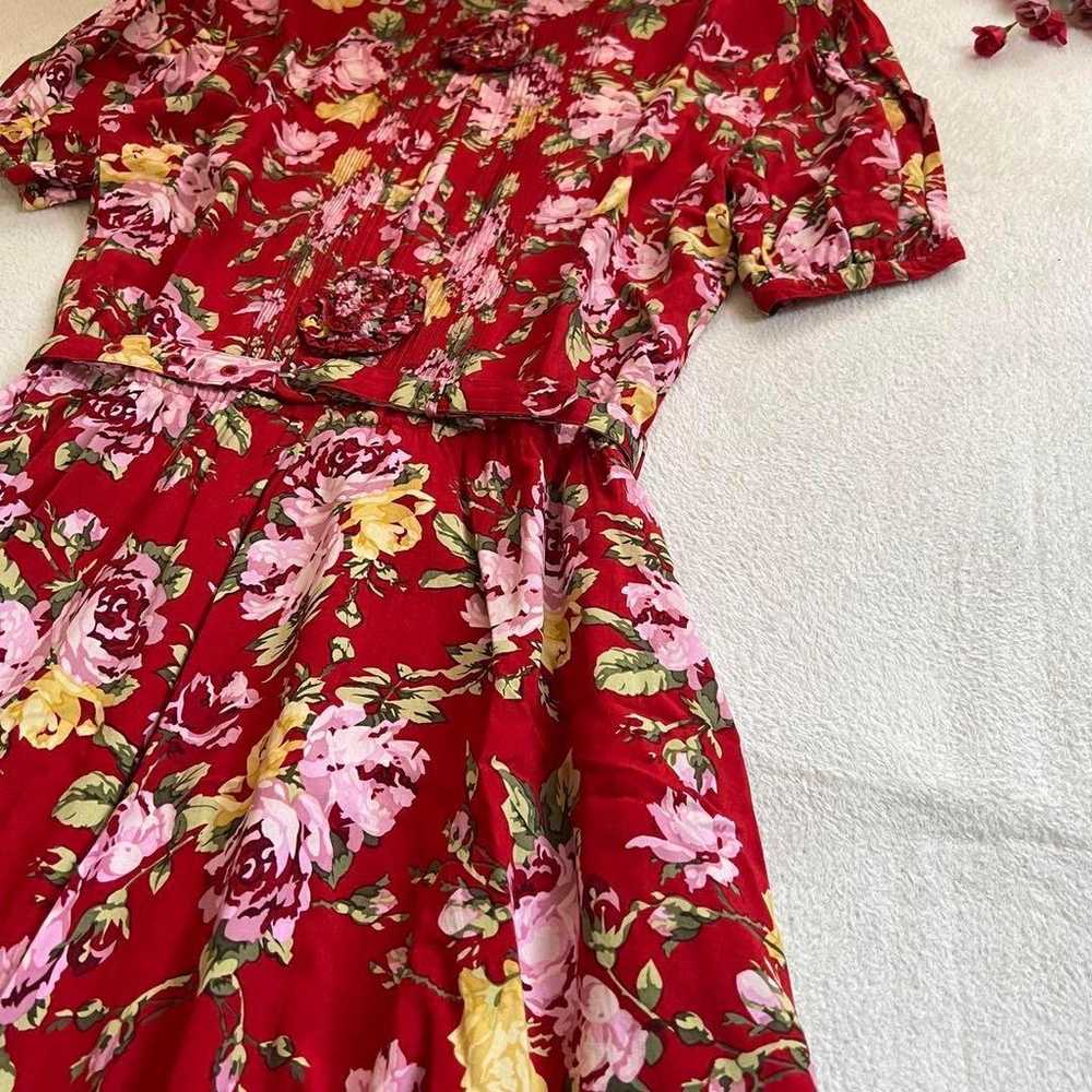 【Excellent condition】Ingeborg floral maxi dress w… - image 2