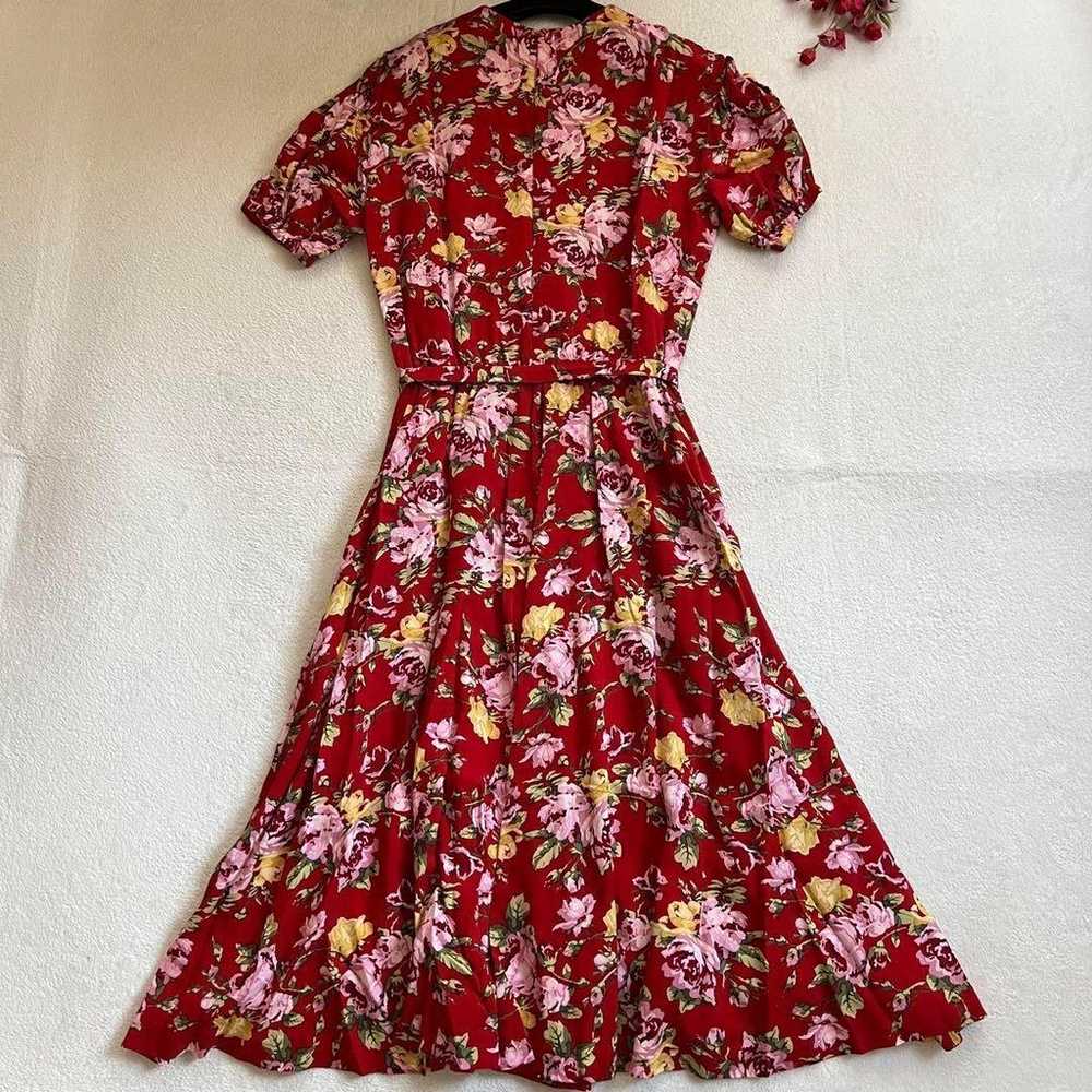 【Excellent condition】Ingeborg floral maxi dress w… - image 3