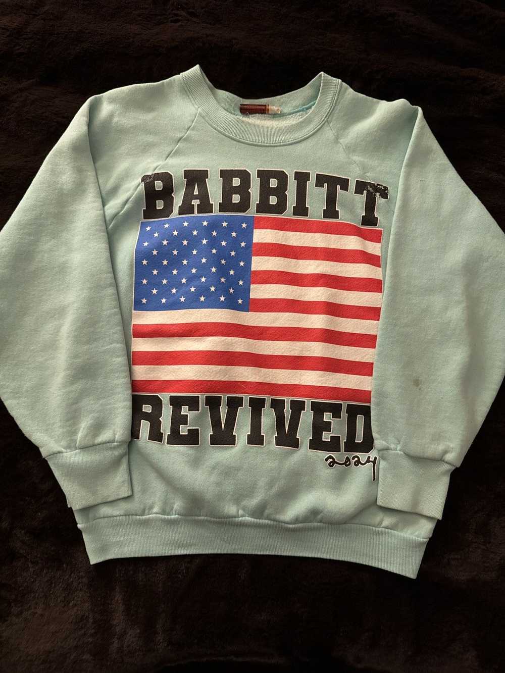 Asspizza Babbitt Revived 2024 American Flag Crewn… - image 1