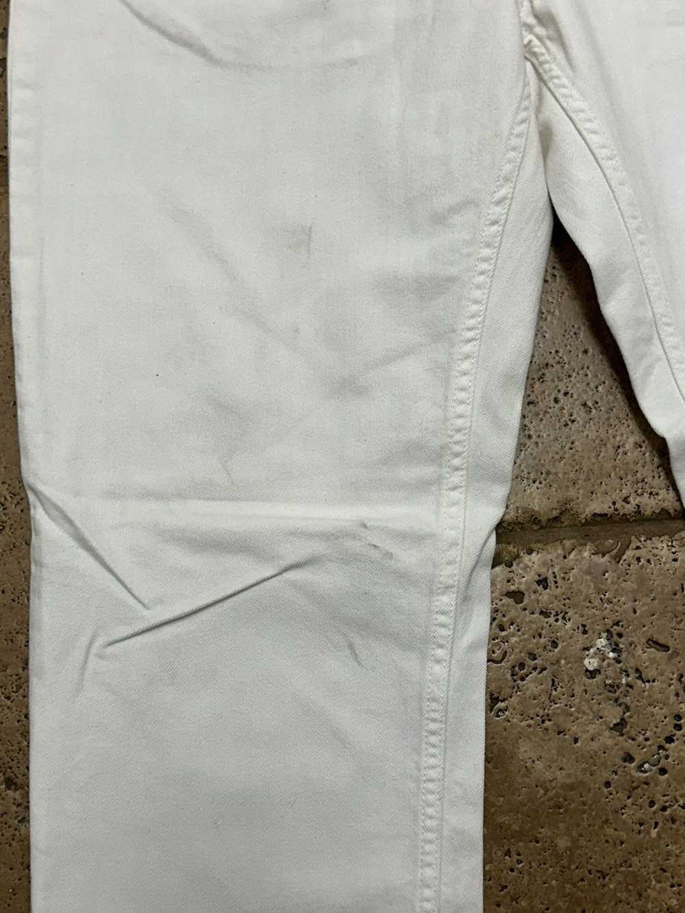 DKNY DKNY White Denim Jeans W34 L30 St Marks Slim - image 4