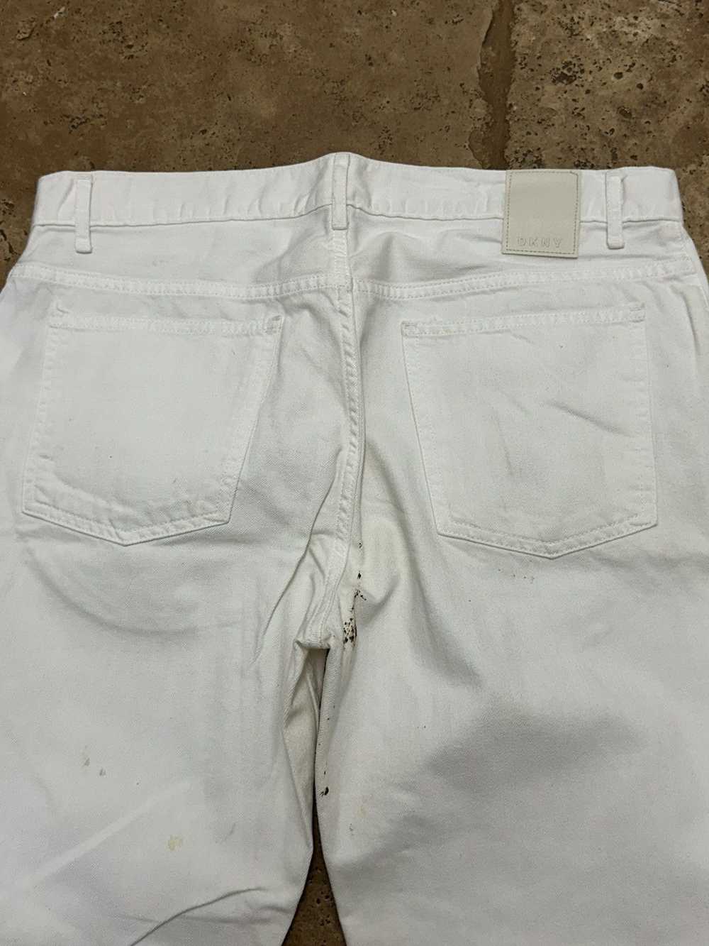 DKNY DKNY White Denim Jeans W34 L30 St Marks Slim - image 7