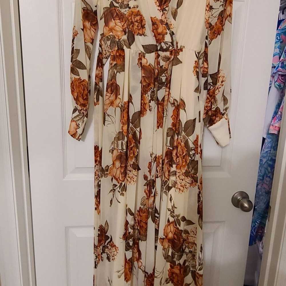 Baltic Born Small Fall Floral Maxi Dress - image 2