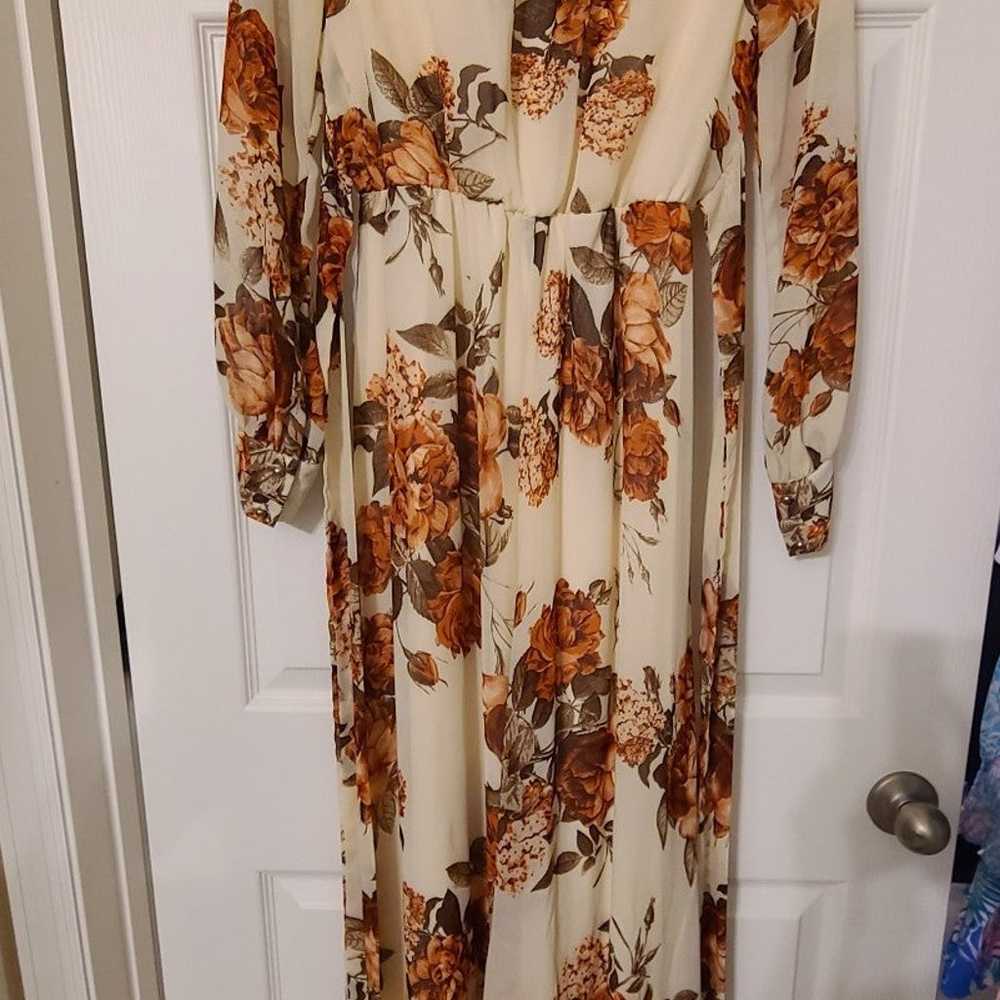 Baltic Born Small Fall Floral Maxi Dress - image 3