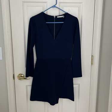 Alice & Olivia navy blue size 4 dress