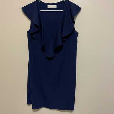 Amanda Uprichard RUFFLE DETAIL DRESS - image 1