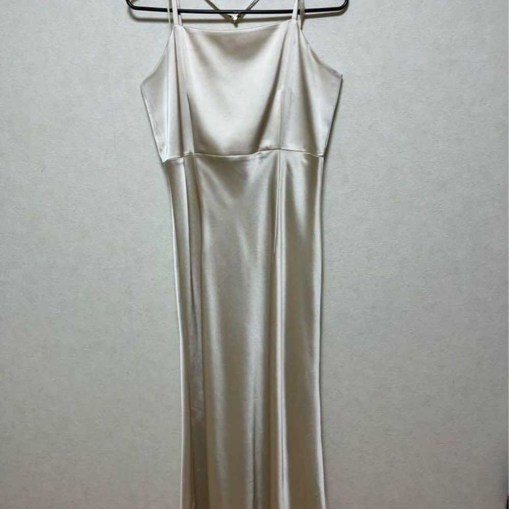 Satin Narrow Camisole Dress - image 5