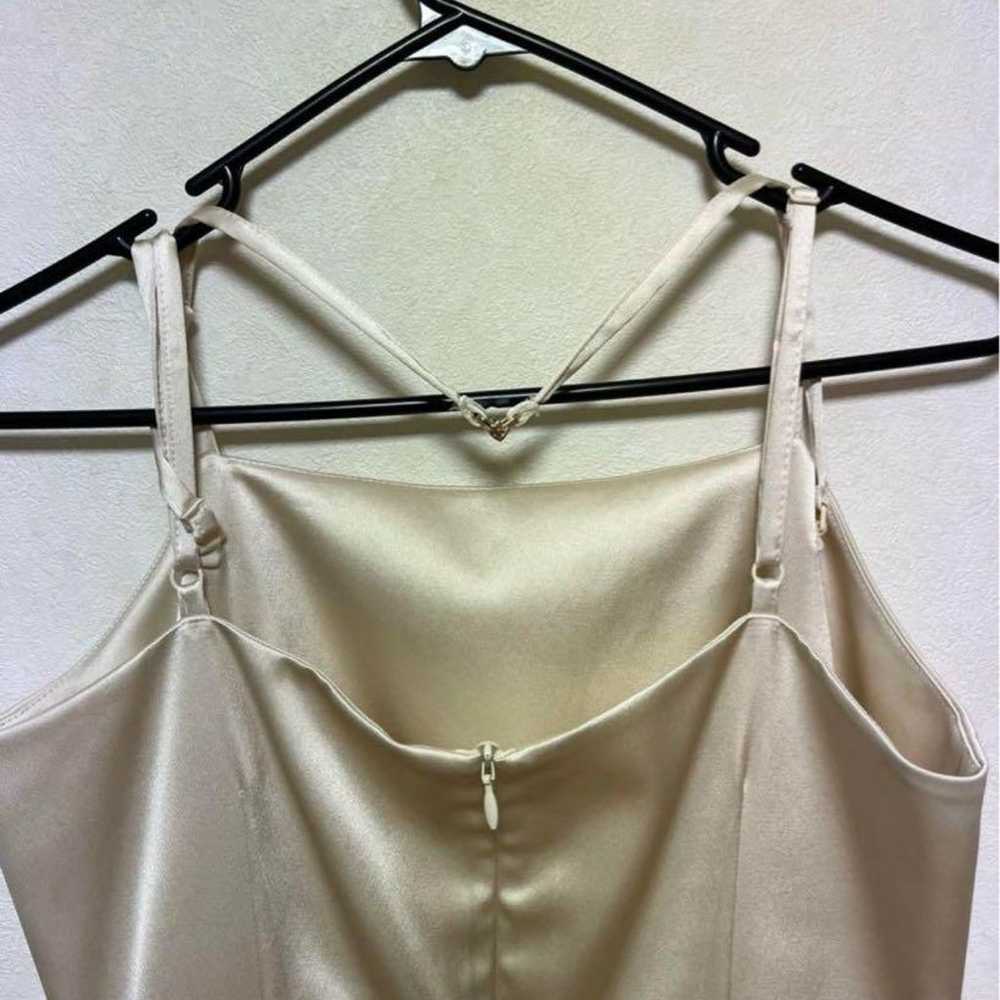 Satin Narrow Camisole Dress - image 7