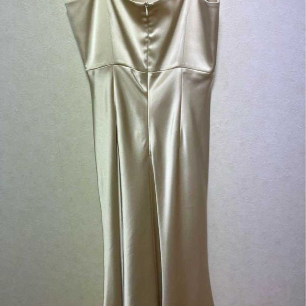 Satin Narrow Camisole Dress - image 8