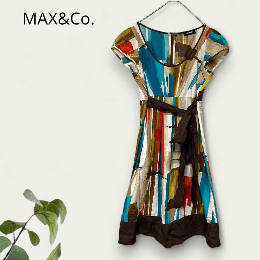 【Max & Co】One-Piece Dress Multi-Color Fit and Fla… - image 1