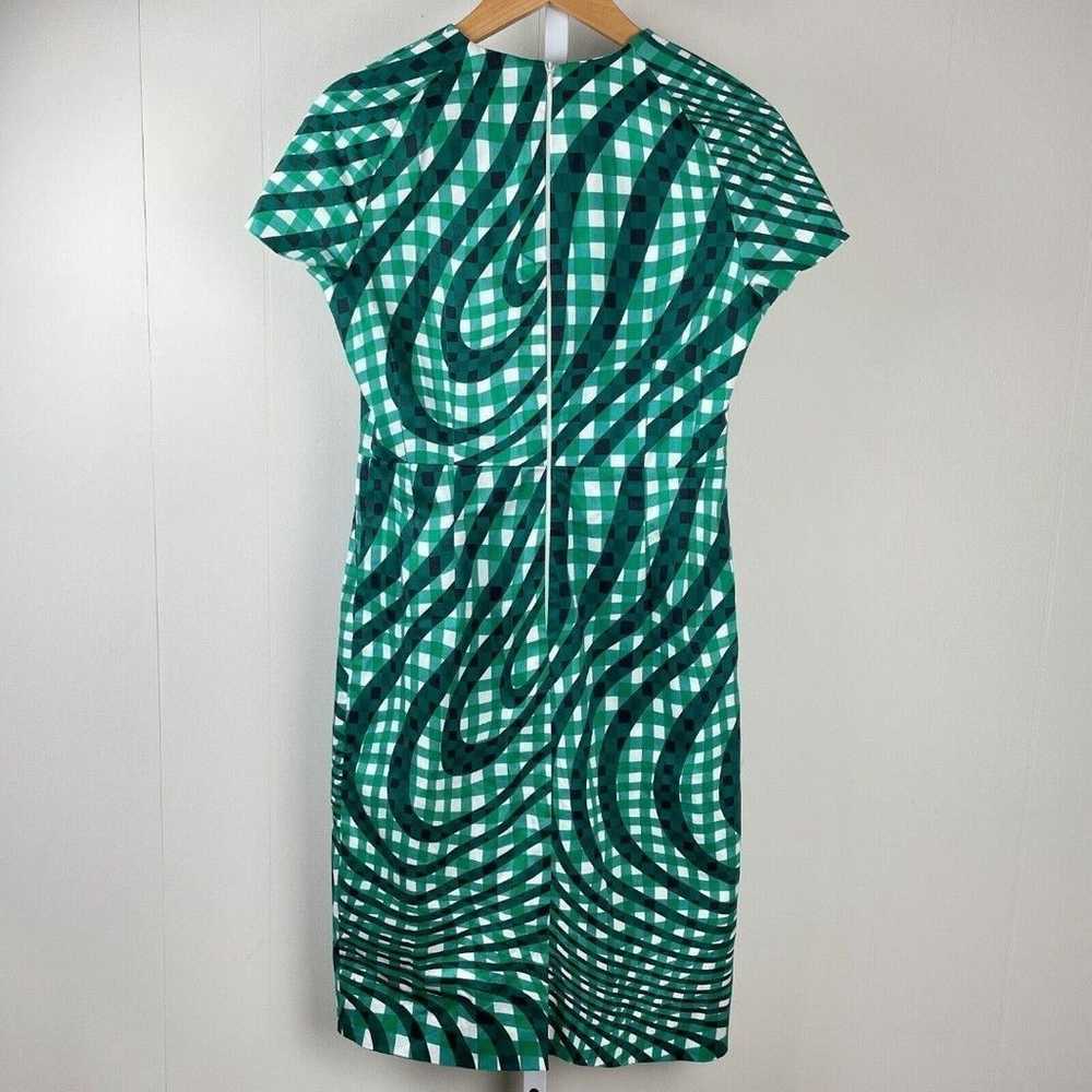 L.K. Bennett London Kayleigh Dress Green Gingham … - image 5