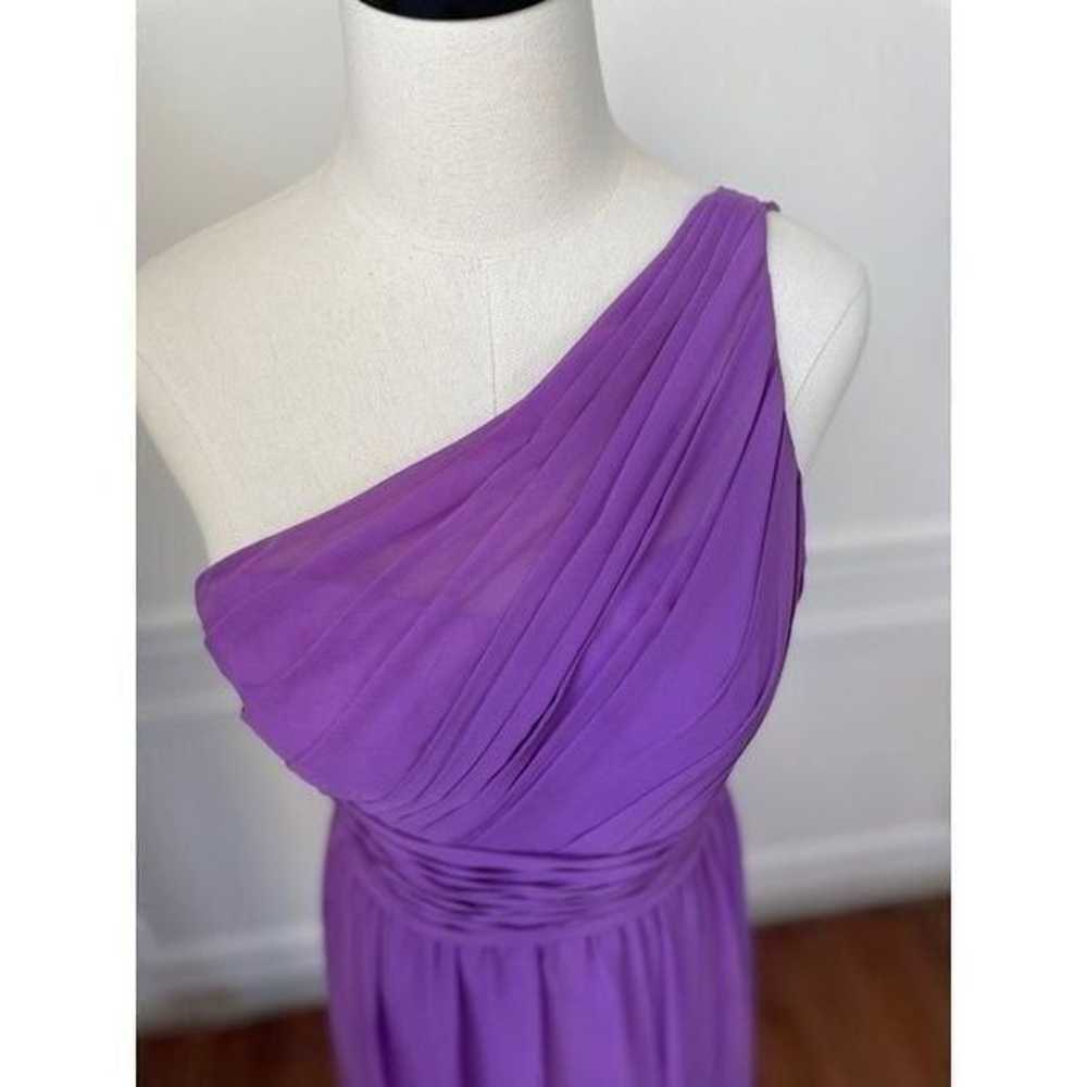 Impression Bridal One Shoulder Purple Chiffon Bri… - image 5