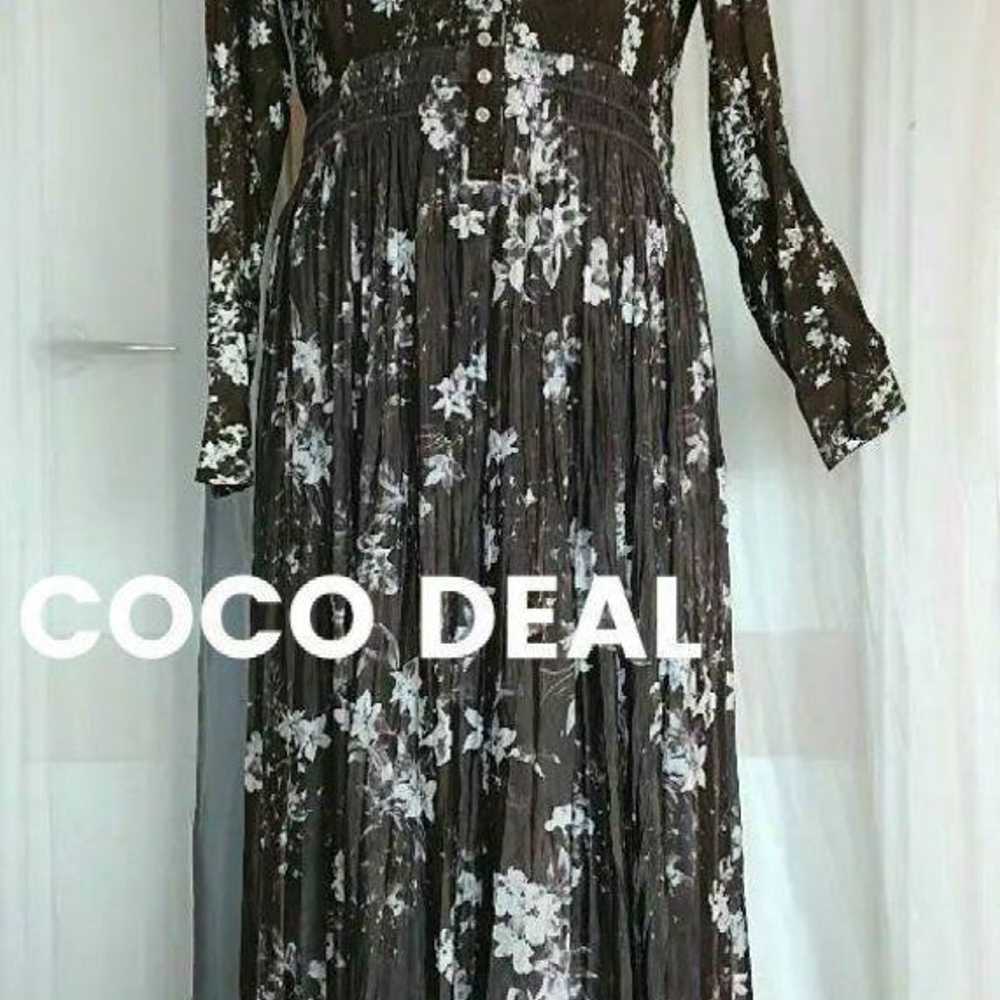 【COCO DEAL】Botanical Flower Sheer Dress Washable - image 4