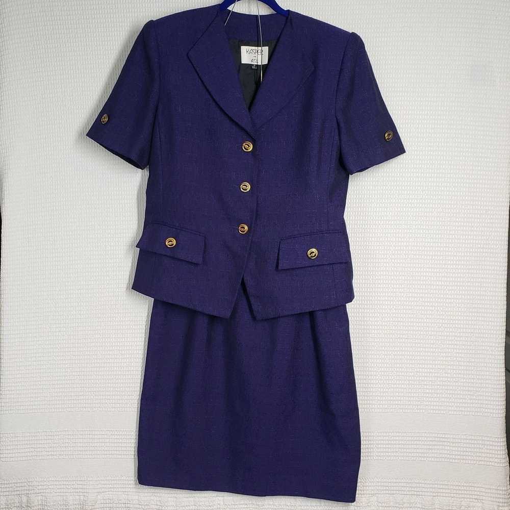 Vintage Vintage Kasper ASL Skirt Suit Set Womens … - image 1